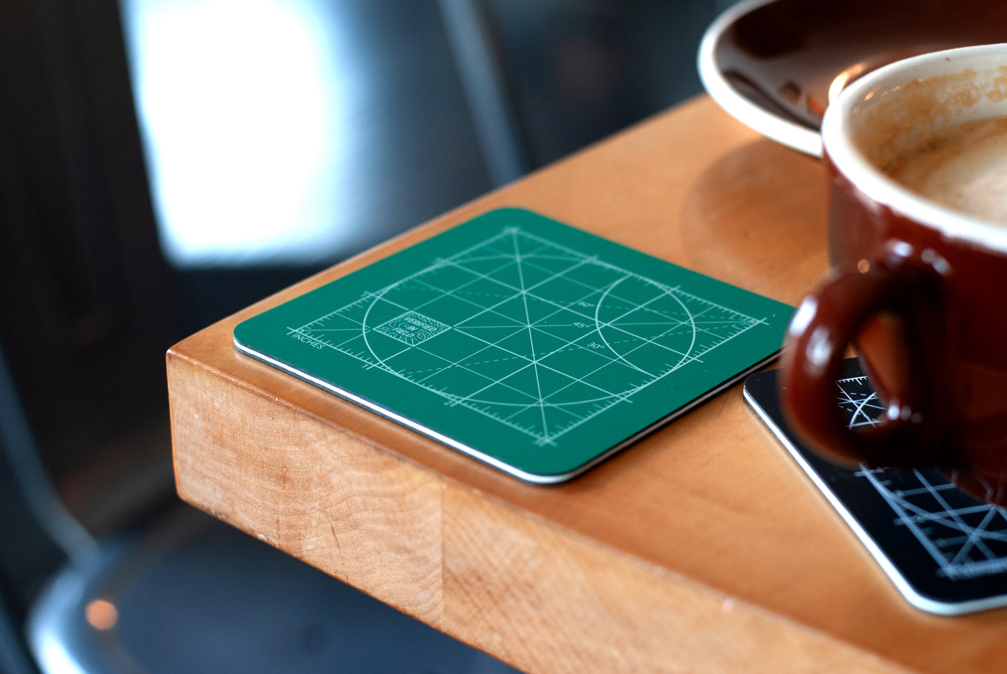 Cut-on Coasters
